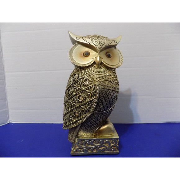 NEW Owl Figurine Satue Sculpture Home Decor - Picture 1 of 5
